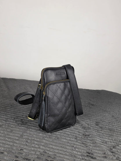 Genuine Leather Crossbody Bag, Women's Leather Crossbody Purse