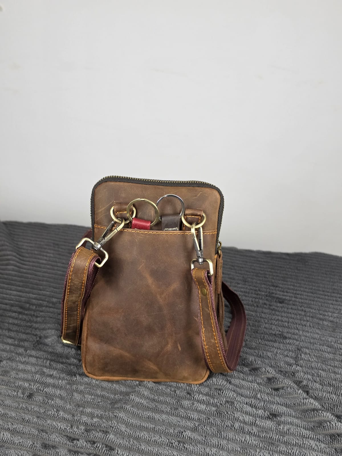 Genuine Leather Crossbody Bag, Women's Leather Crossbody Purse