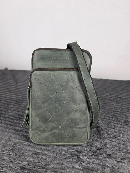 Genuine Leather Crossbody Bag, Women's Leather Crossbody Purse