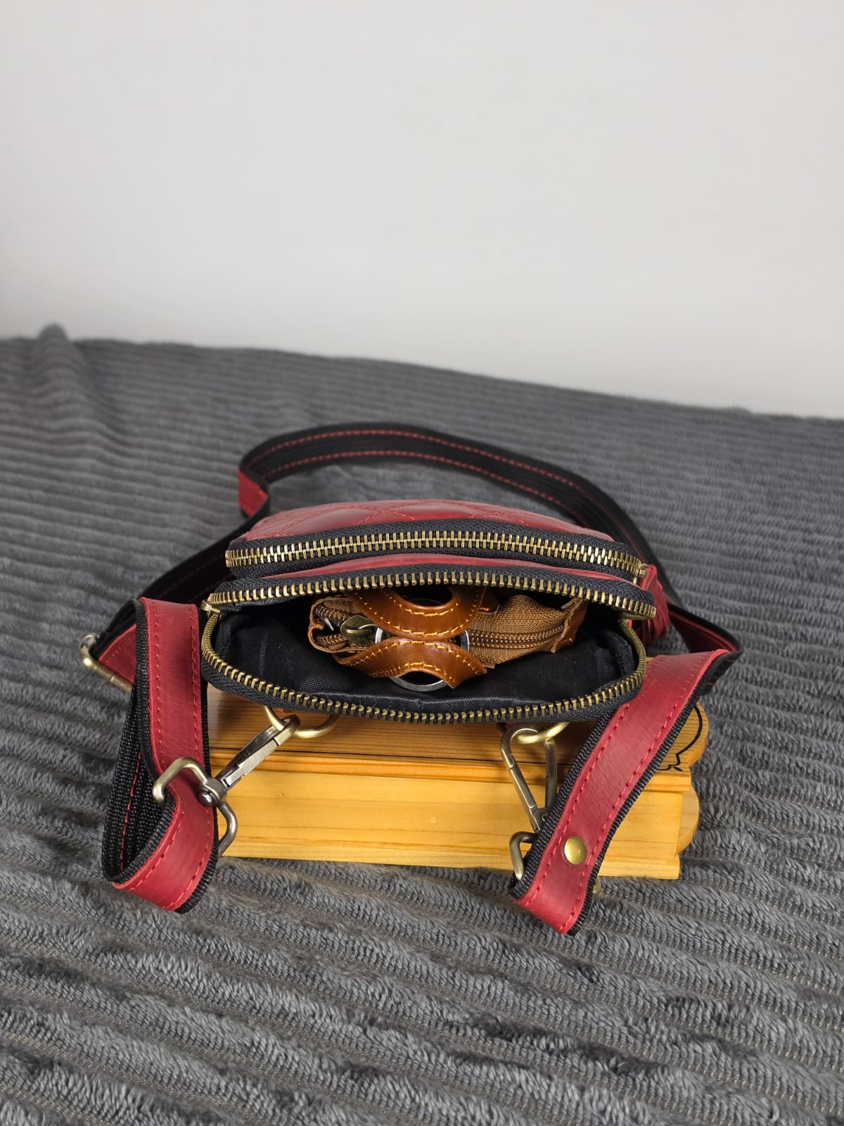 Genuine Leather Crossbody Bag, Women's Leather Crossbody Purse