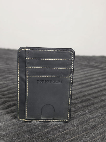 Genuine Leather RFID-Protected Smart Card Holder