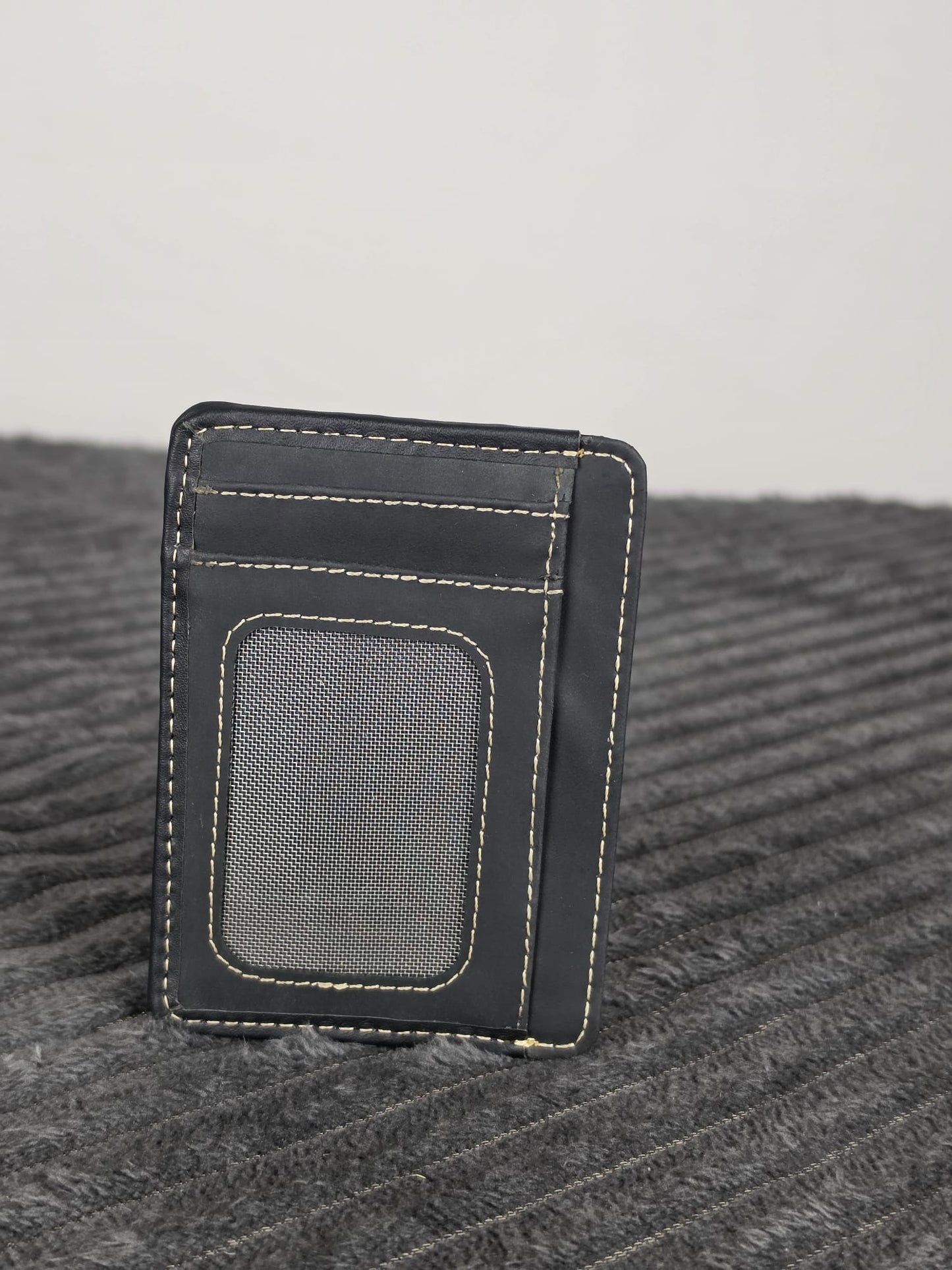 Genuine Leather RFID-Protected Smart Card Holder
