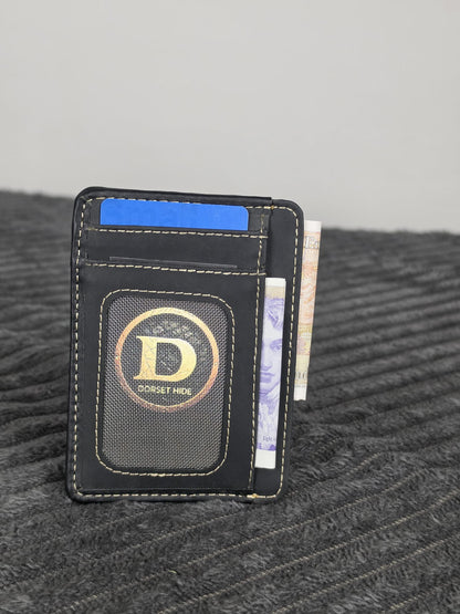 Genuine Leather RFID-Protected Smart Card Holder