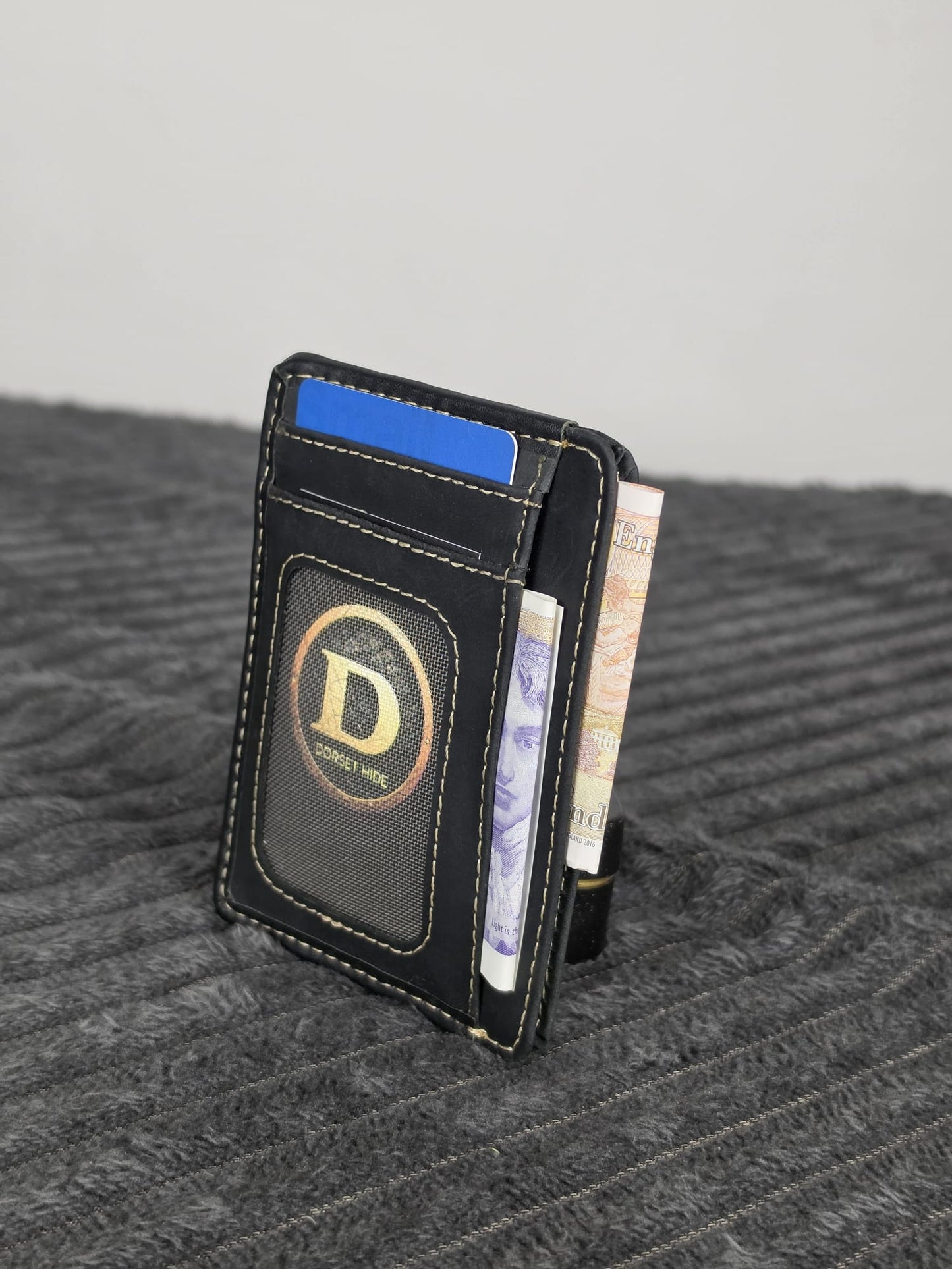 Genuine Leather RFID-Protected Smart Card Holder