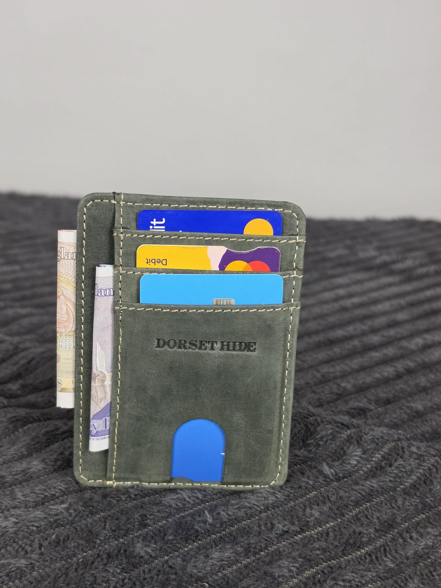 Genuine Leather RFID-Protected Smart Card Holder