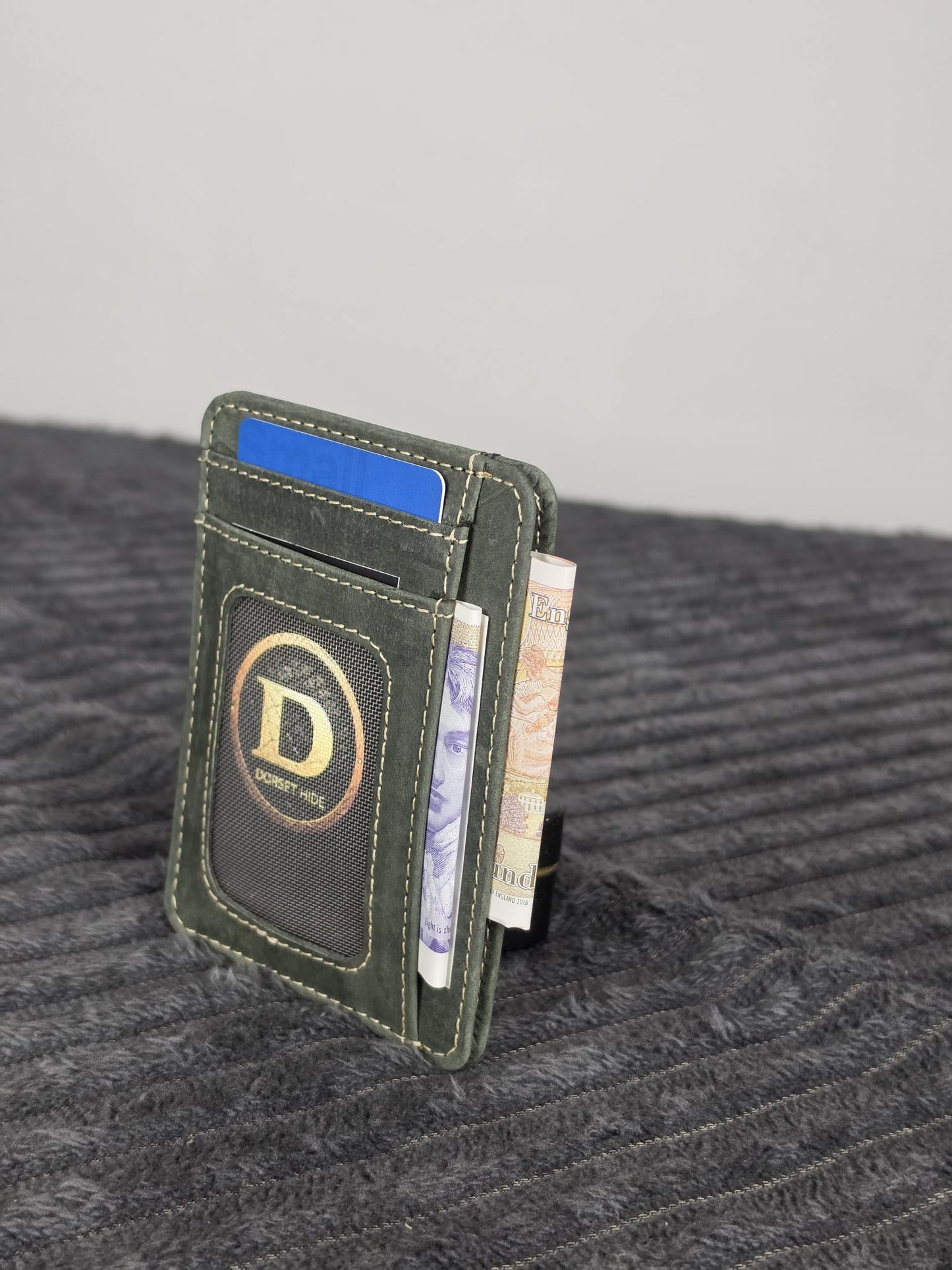 Genuine Leather RFID-Protected Smart Card Holder