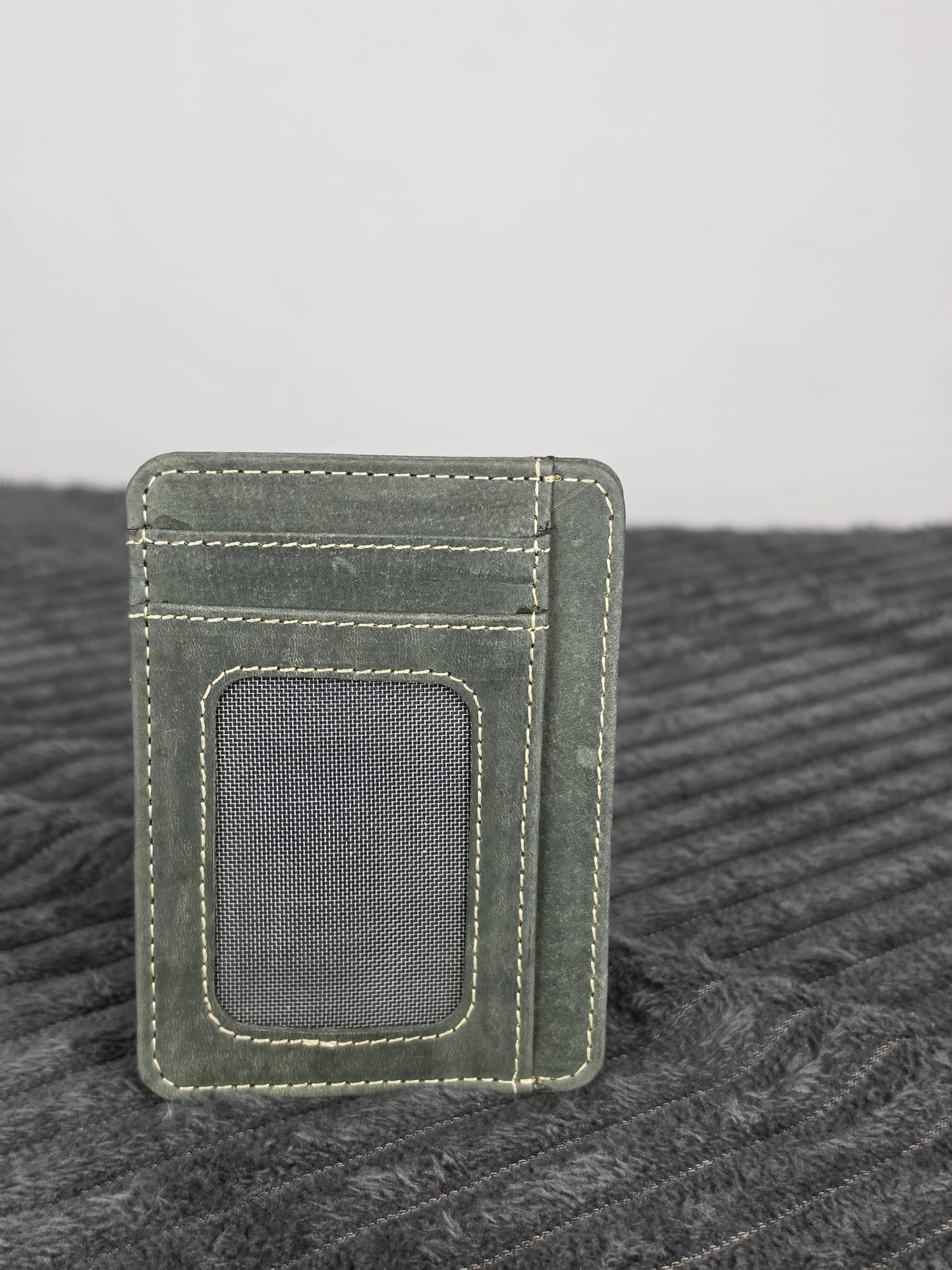Genuine Leather RFID-Protected Smart Card Holder