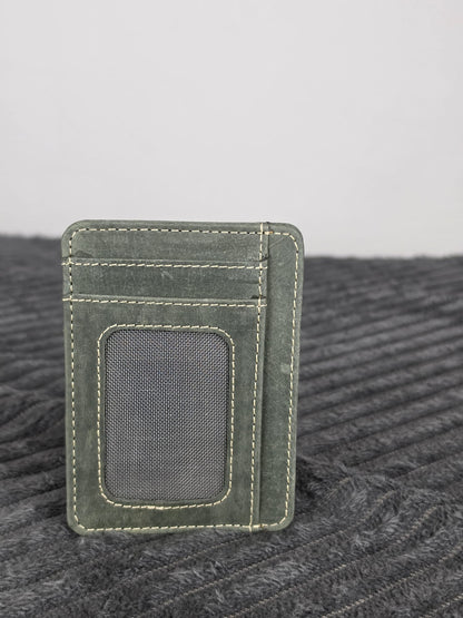 Genuine Leather RFID-Protected Smart Card Holder