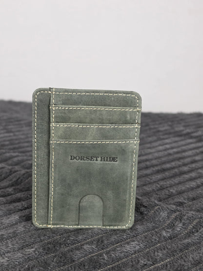 Genuine Leather RFID-Protected Smart Card Holder