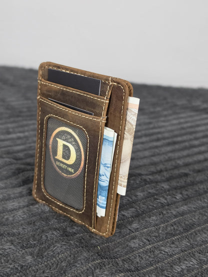 Genuine Leather RFID-Protected Smart Card Holder