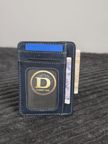 Genuine Leather RFID-Protected Smart Card Holder