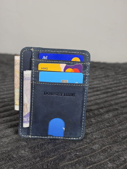 Genuine Leather RFID-Protected Smart Card Holder