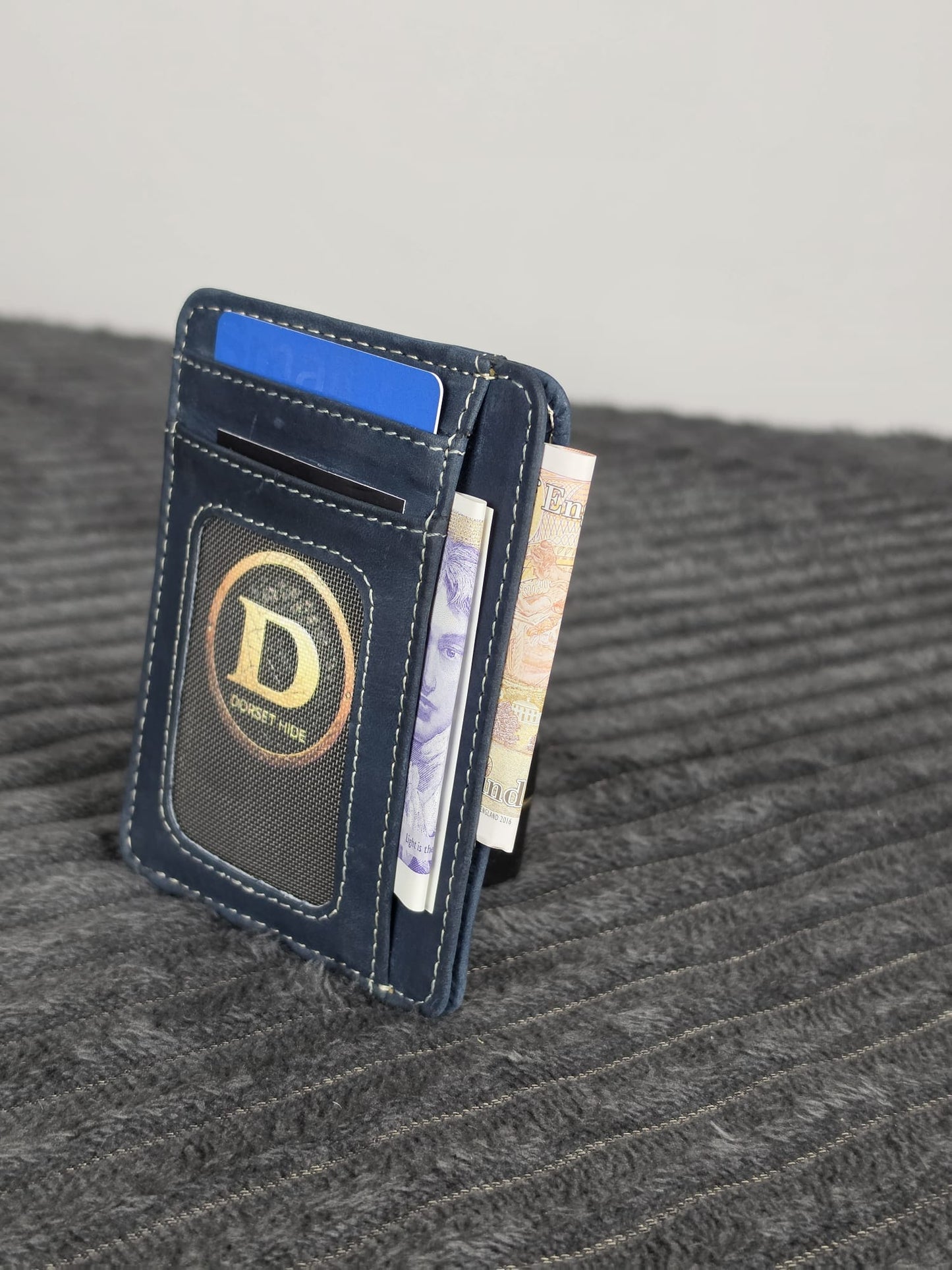Genuine Leather RFID-Protected Smart Card Holder