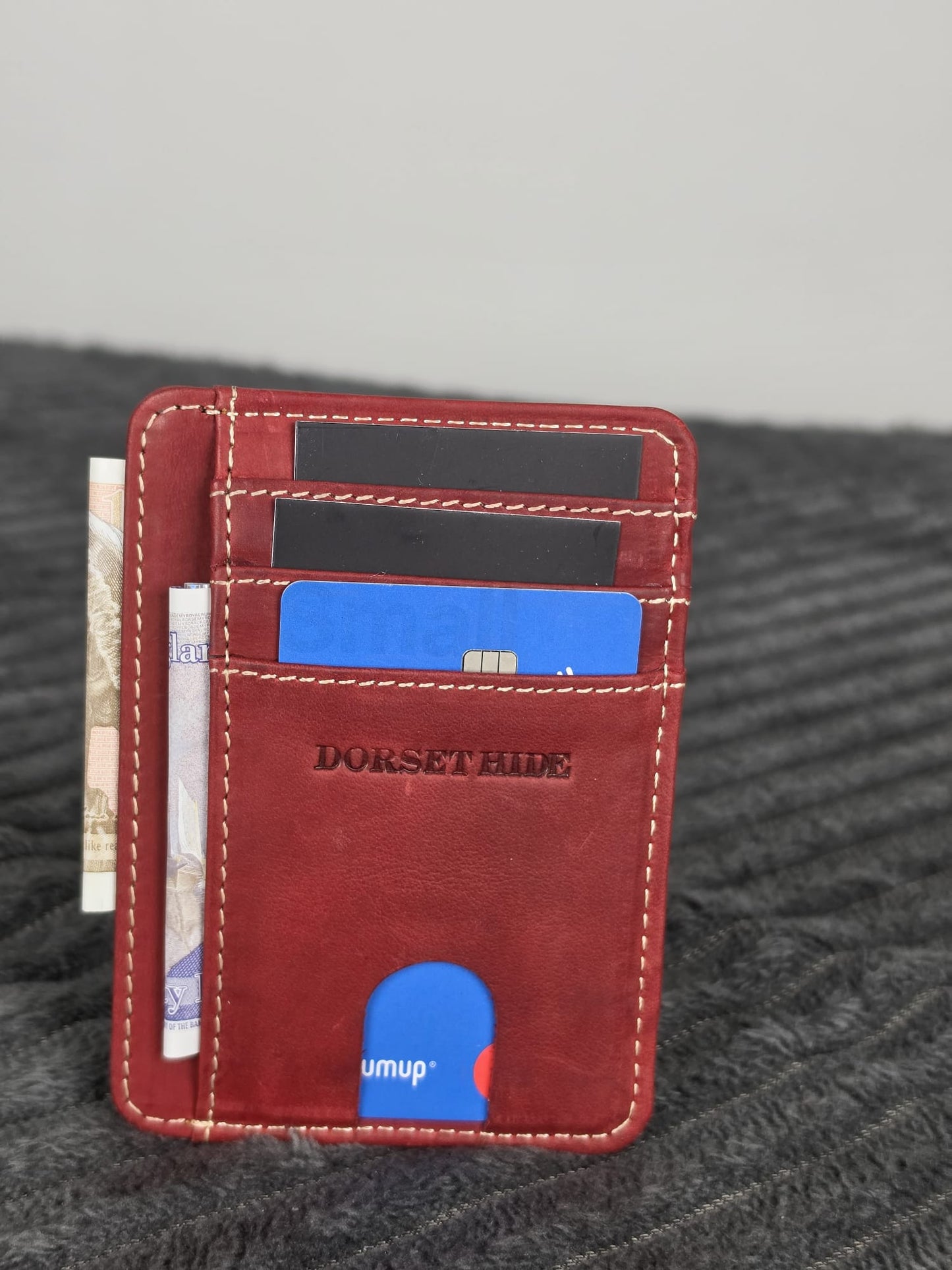 Genuine Leather RFID-Protected Smart Card Holder