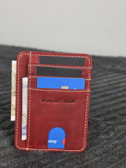 Genuine Leather RFID-Protected Smart Card Holder