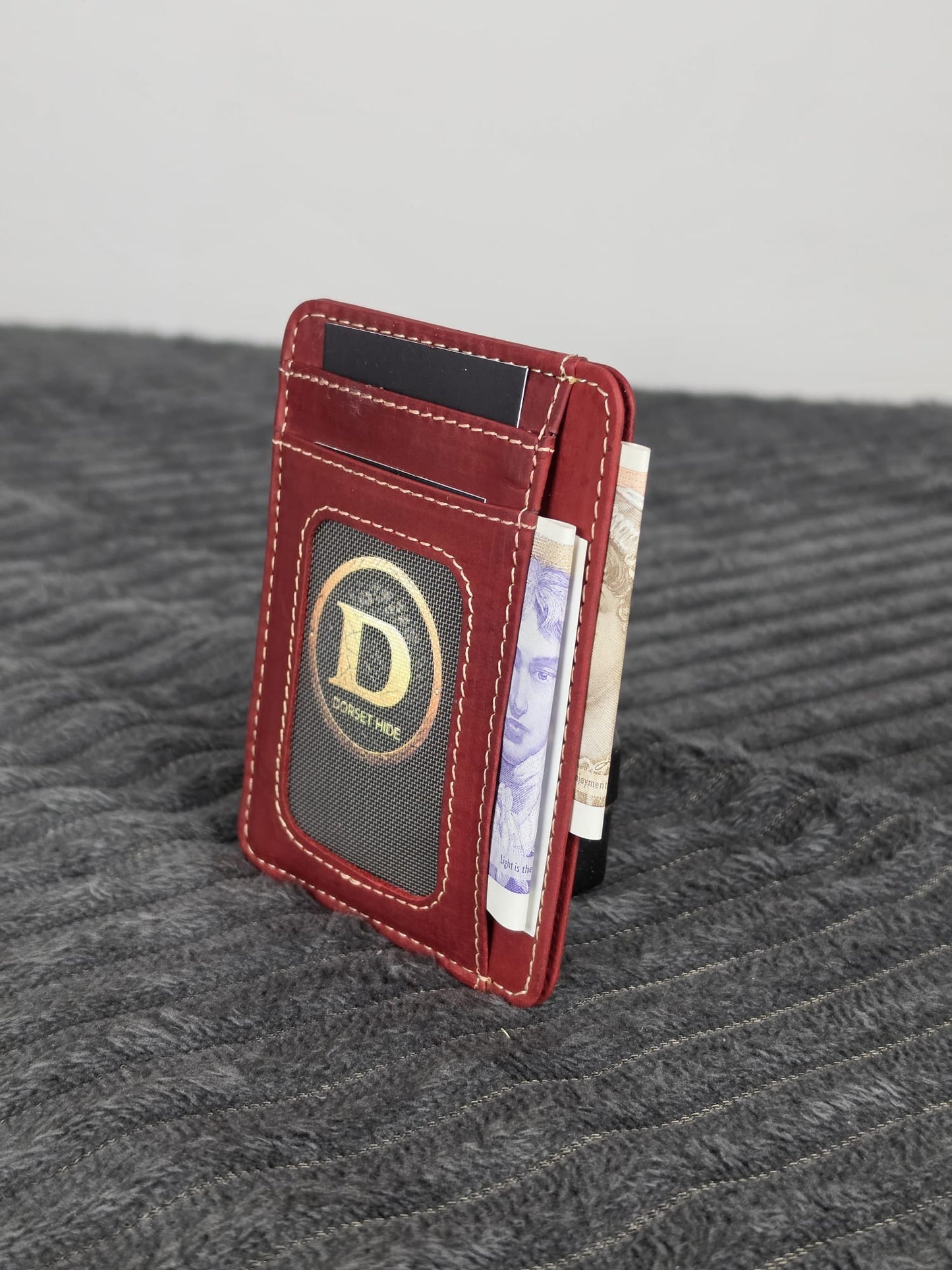 Genuine Leather RFID-Protected Smart Card Holder