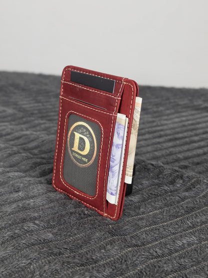 Genuine Leather RFID-Protected Smart Card Holder