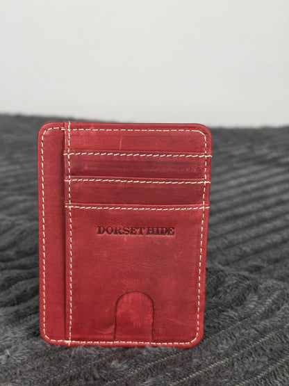 Genuine Leather RFID-Protected Smart Card Holder