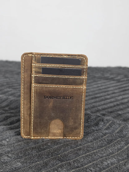 Genuine Leather RFID-Protected Smart Card Holder