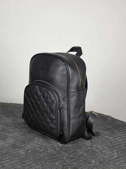 Genuine Waxed Leather Backpack | Premium Leather Laptop Backpack | Vintage Travel Rucksack