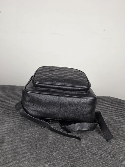 Genuine Waxed Leather Backpack | Premium Leather Laptop Backpack | Vintage Travel Rucksack