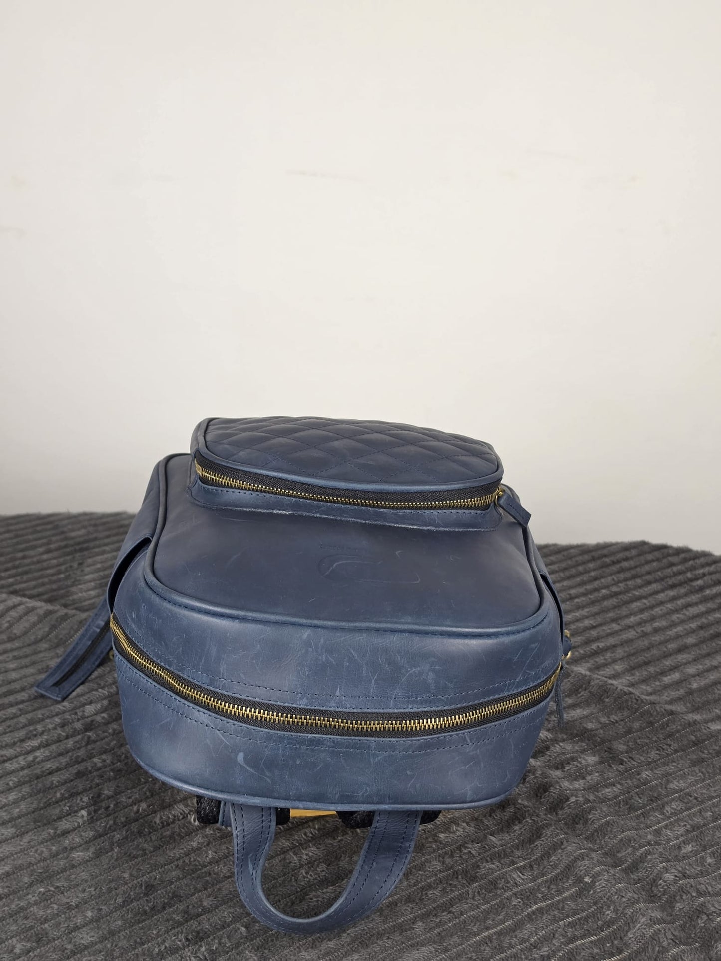 Genuine Waxed Leather Backpack | Premium Leather Laptop Backpack | Vintage Travel Rucksack