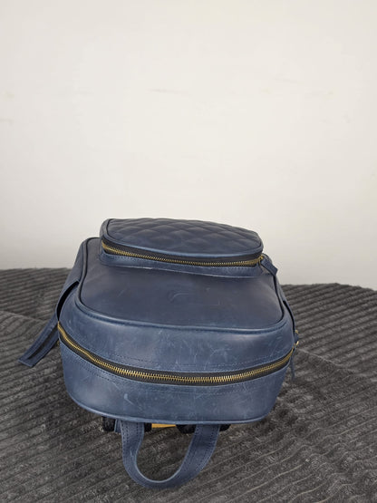 Genuine Waxed Leather Backpack | Premium Leather Laptop Backpack | Vintage Travel Rucksack