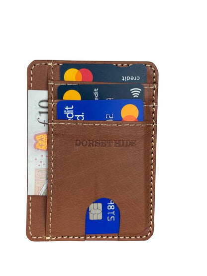 Genuine Leather RFID-Protected Smart Card Holder