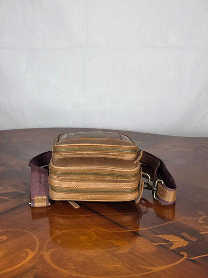 genuine leather cross body bag