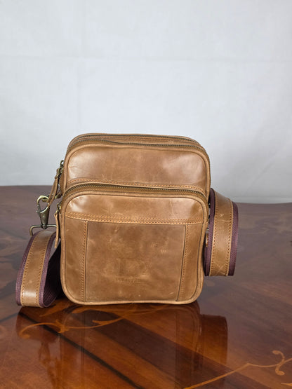 genuine leather cross body bag