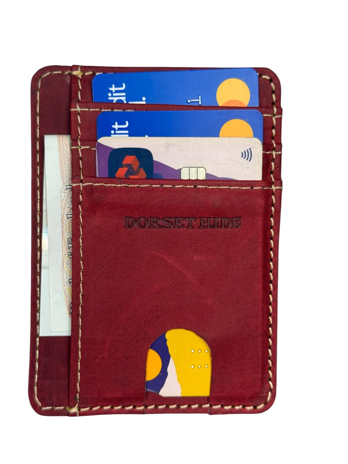 Genuine Leather RFID-Protected Smart Card Holder