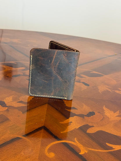 Genuine Leather Premium Wax Smart Wallet