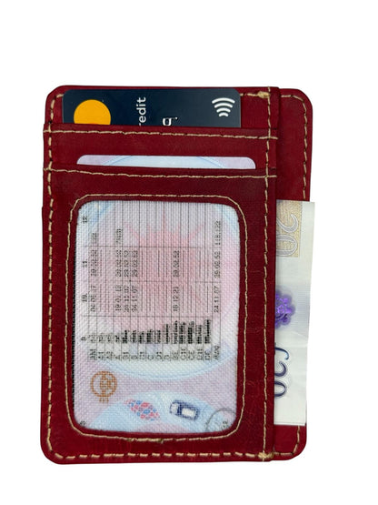 Genuine Leather RFID-Protected Smart Card Holder