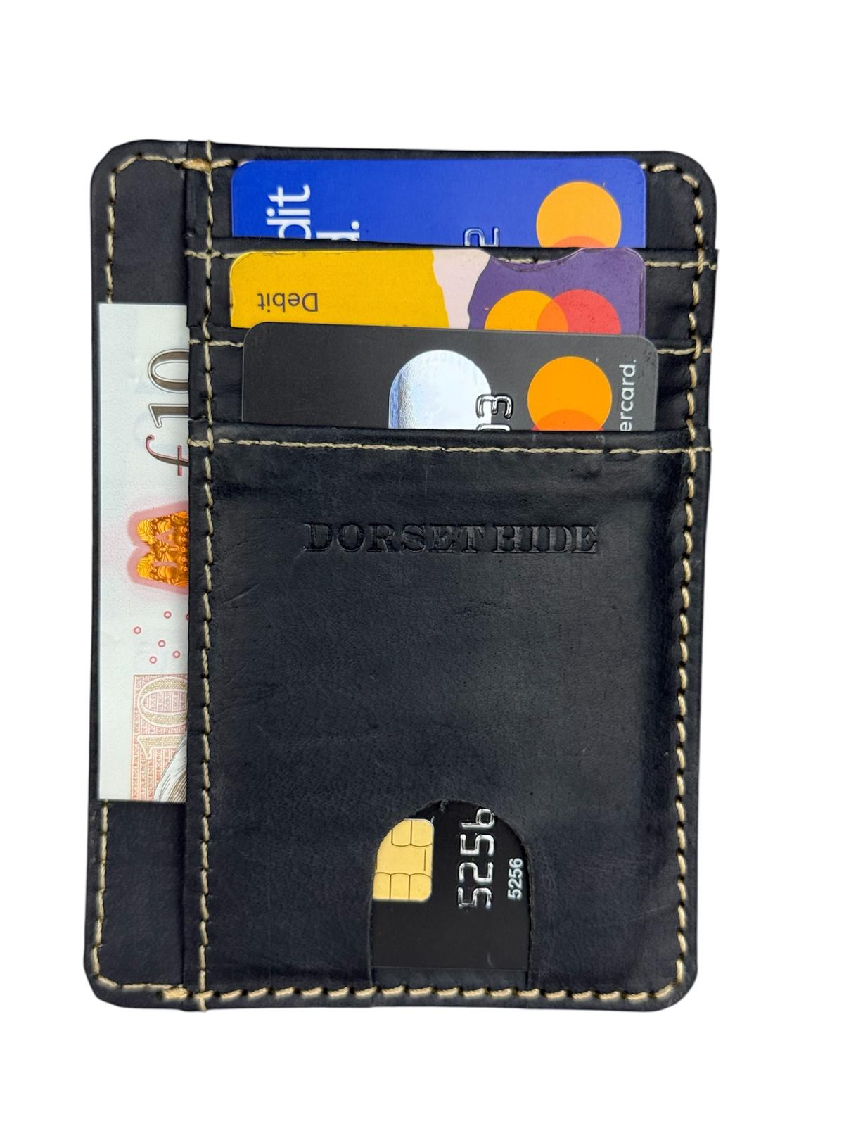 Genuine Leather RFID-Protected Smart Card Holder