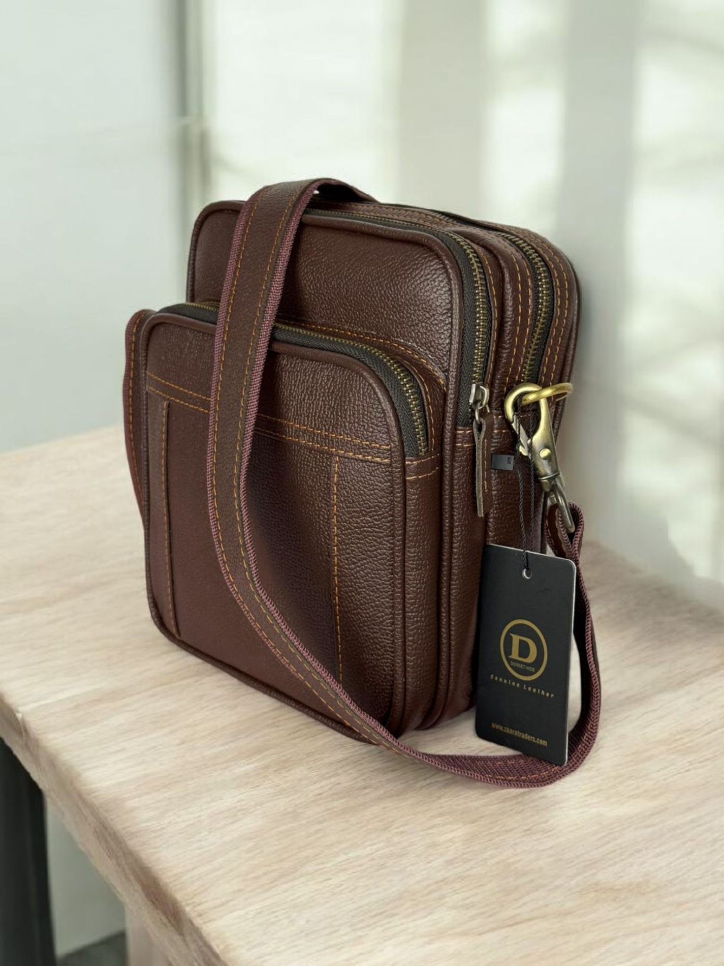 genuine leather cross body bag