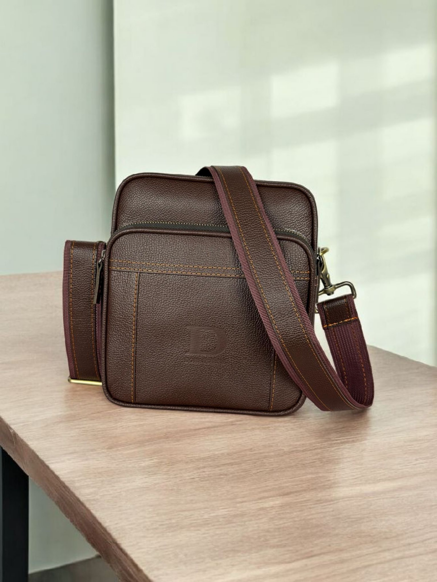 genuine leather cross body bag