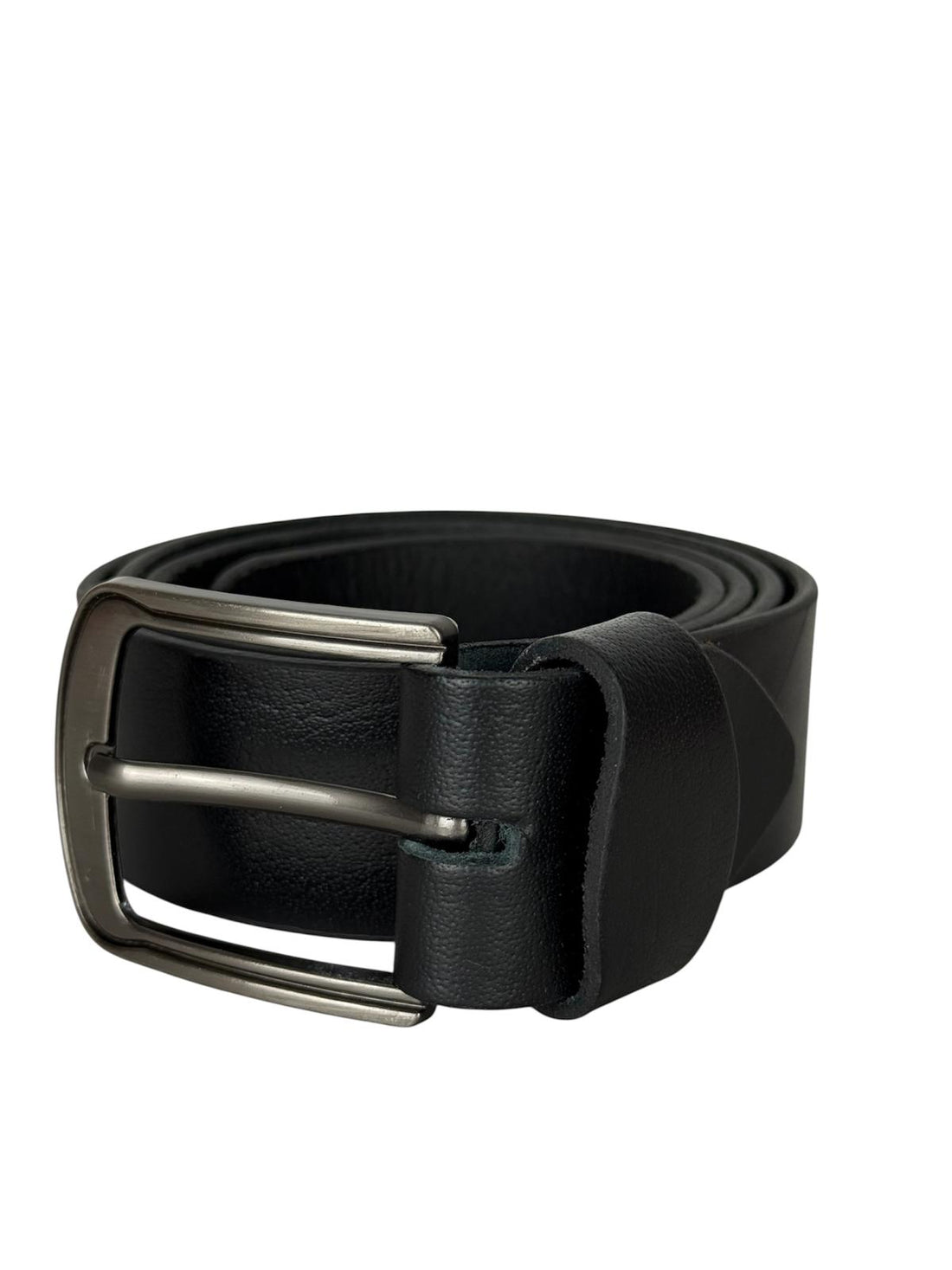 Heavy-Duty Grain Leather Men's Belt – Black