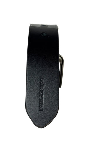 Heavy-Duty Grain Leather Men's Belt – Black