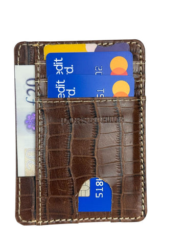 Genuine Leather RFID-Protected Smart Card Holder