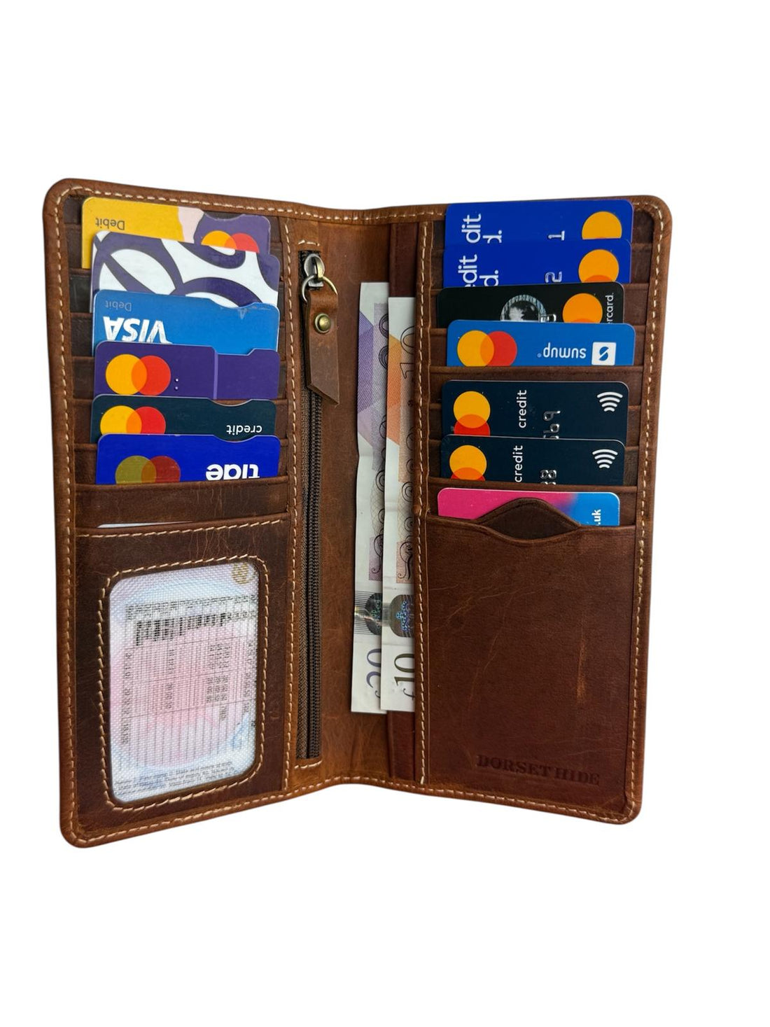 Premium Leather RFID Long Wallet – Your All-in-One Organizer