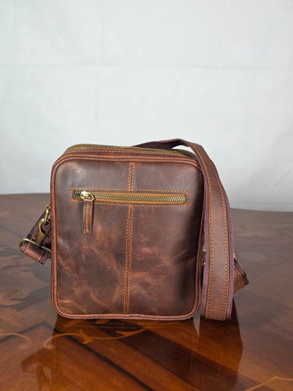 genuine leather cross body bag