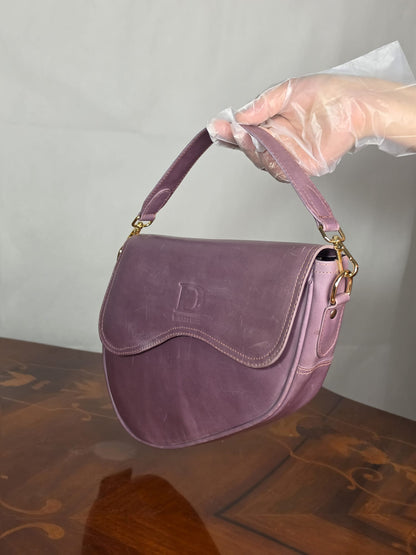 Genuine Leather Women's Crossbody Bag – Luxury Leather Handbag with Two Removable Straps
